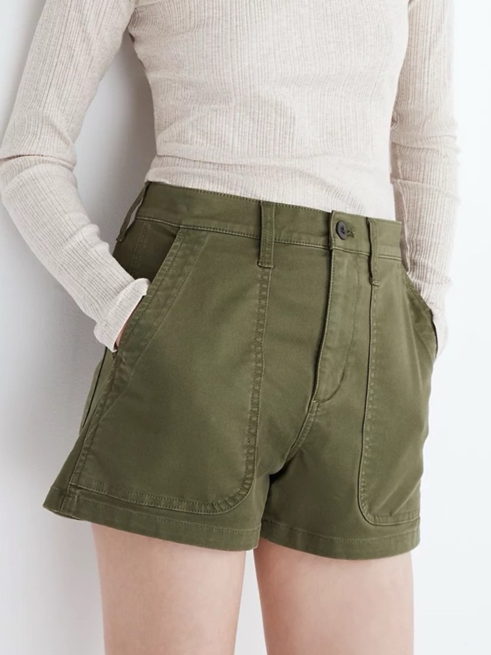 Madewell The Perfect Vintage‎ Fatigue Shorts Size 33 NWT